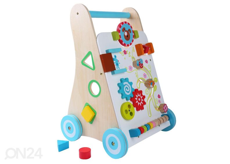 Puidust tegevuskeskus-käimistugi Gerardo's Toys suurendatud