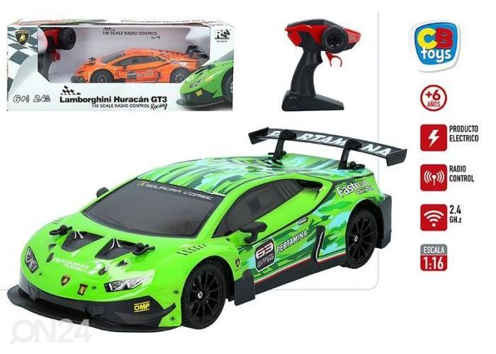 Puldiauto Lamborghini Huracan suurendatud