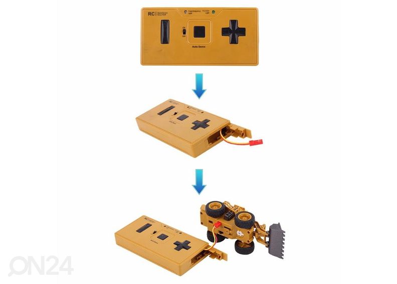Puldiga mini ekskavaator 1:64 suurendatud