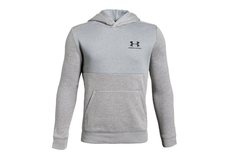 Pusa lastele Under Armour Cotton Fleece Hoody JR 1343678-035 suurendatud