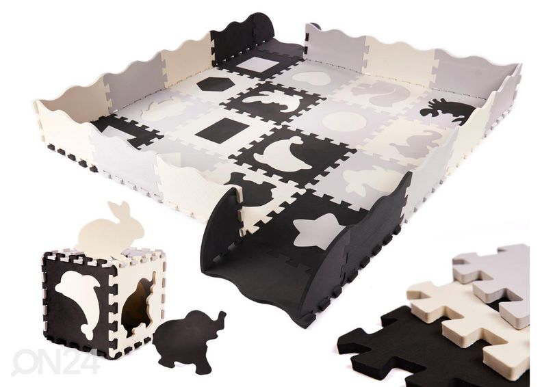 Puslematt lastele 36 tk 143x143 cm suurendatud