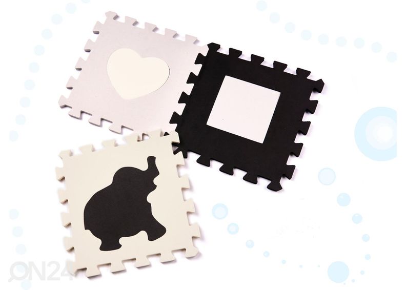 Puslematt lastele 36 tk 143x143 cm suurendatud