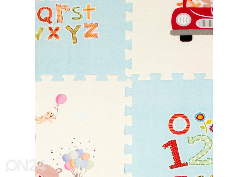 Puslematt lastele 6 tk 177x118x1.3 cm suurendatud