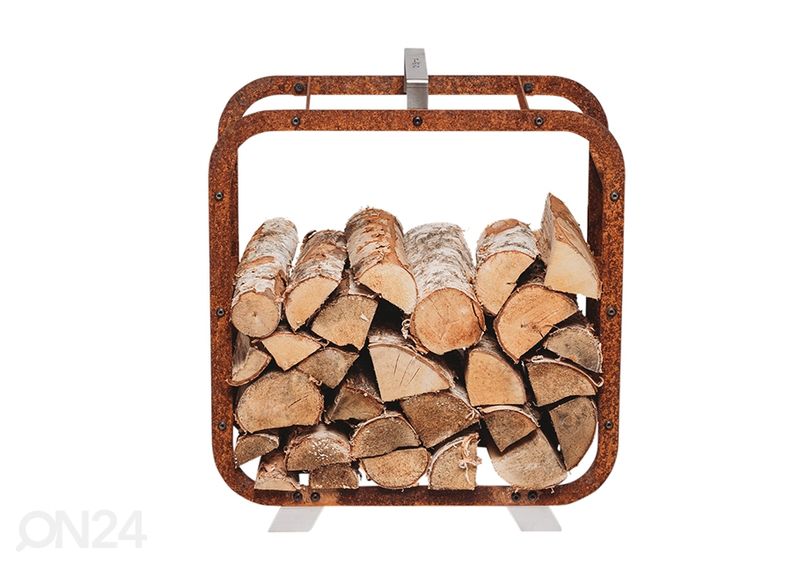 Puukorv Cor-Ten terasest Leo suurendatud