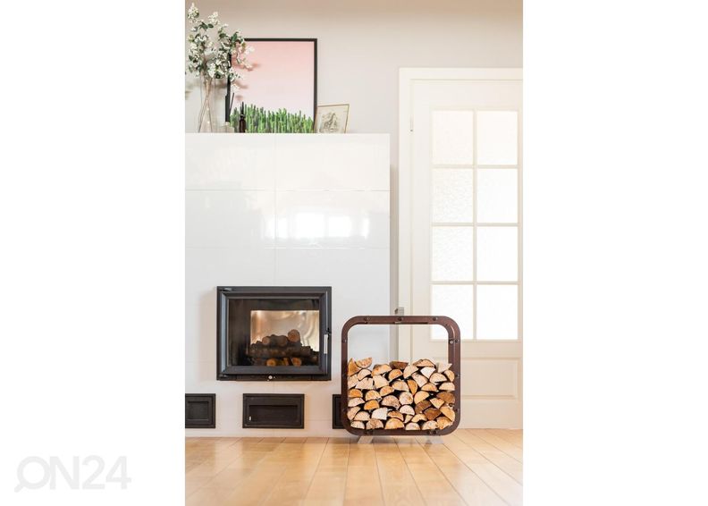 Puukorv Cor-Ten terasest Leo suurendatud