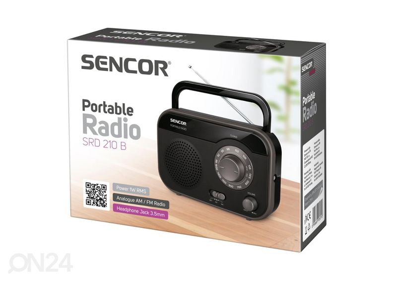 Raadio Sencor SRD210B suurendatud