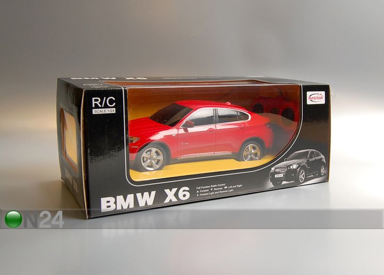 Raadioteel juhitav auto BMW X6 1:24 suurendatud