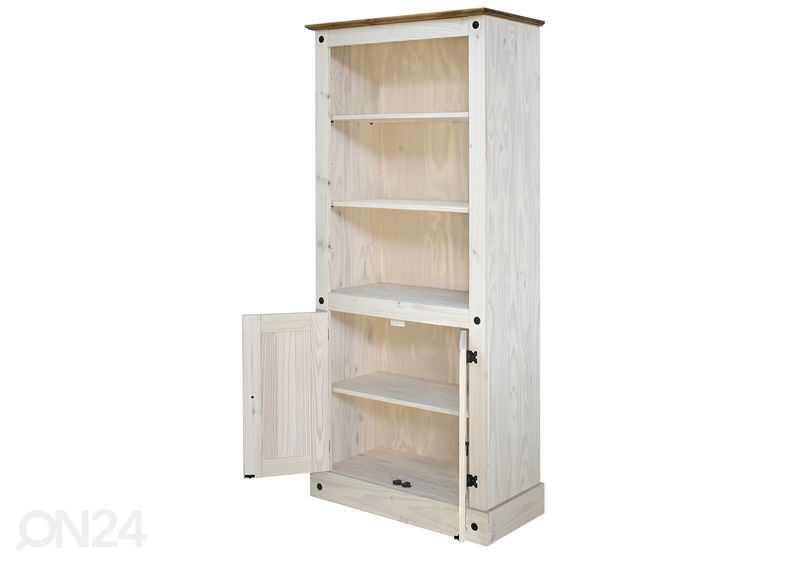 Raamatuliiul 177 cm, valge suurendatud