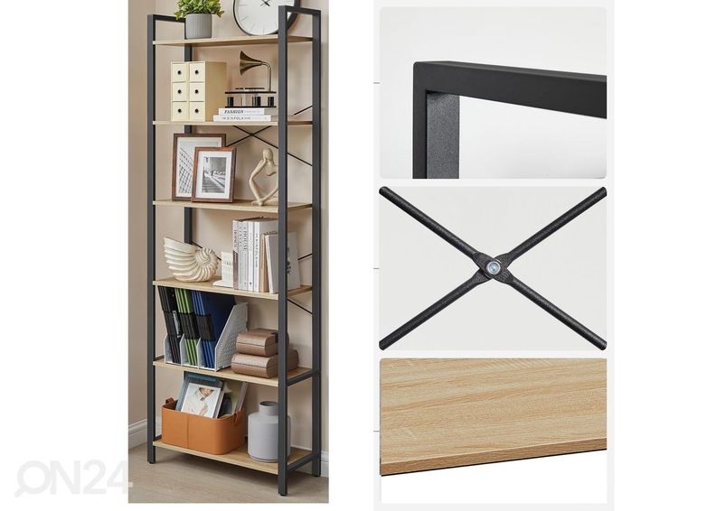 Raamaturiiul 186 cm suurendatud