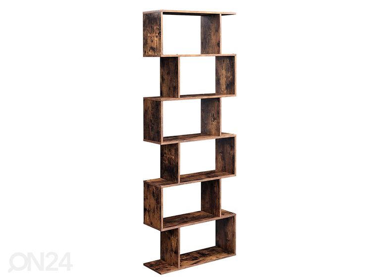 Raamaturiiul 190 cm, pruun/must suurendatud