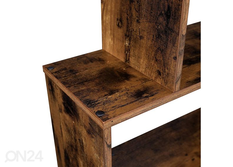 Raamaturiiul 190 cm, pruun/must suurendatud