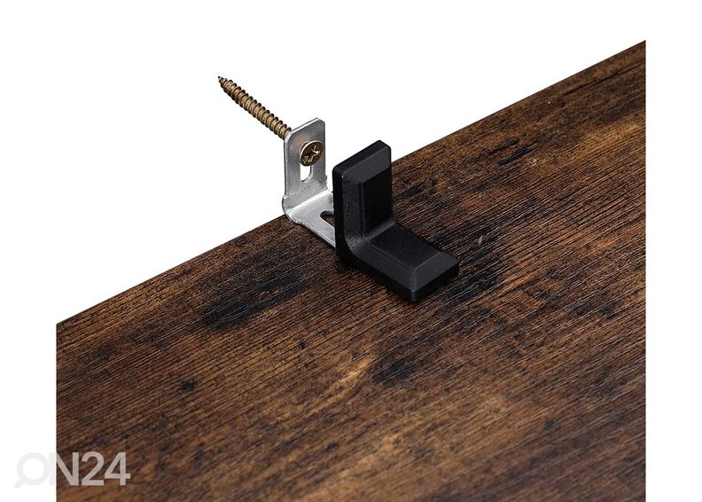 Raamaturiiul 190 cm, pruun/must suurendatud