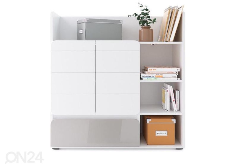 Raamaturiiul Flexi 114 cm suurendatud