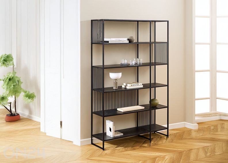 Raamaturiiul Sherry 120 cm suurendatud