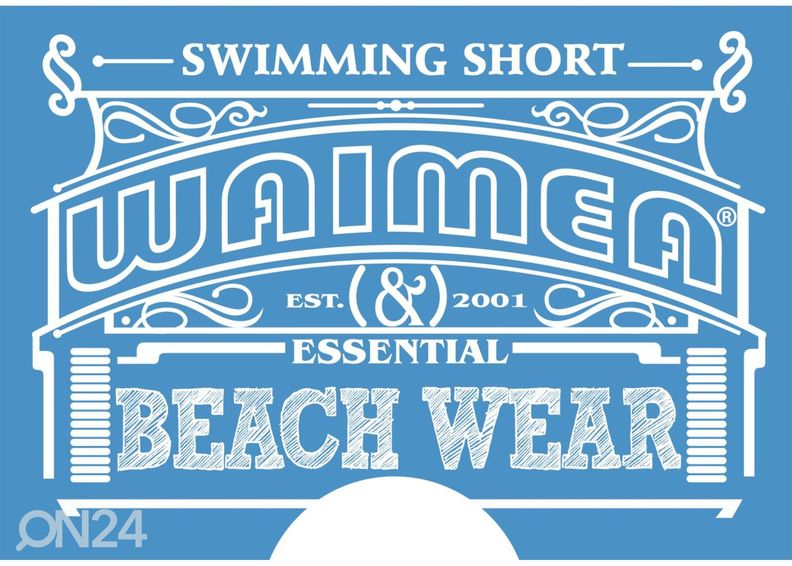 Rannashortsid tüdrukutele Coco Waimea suurendatud