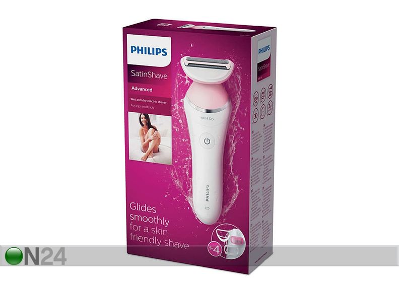 Raseerija Philips SatinShave Prestige suurendatud