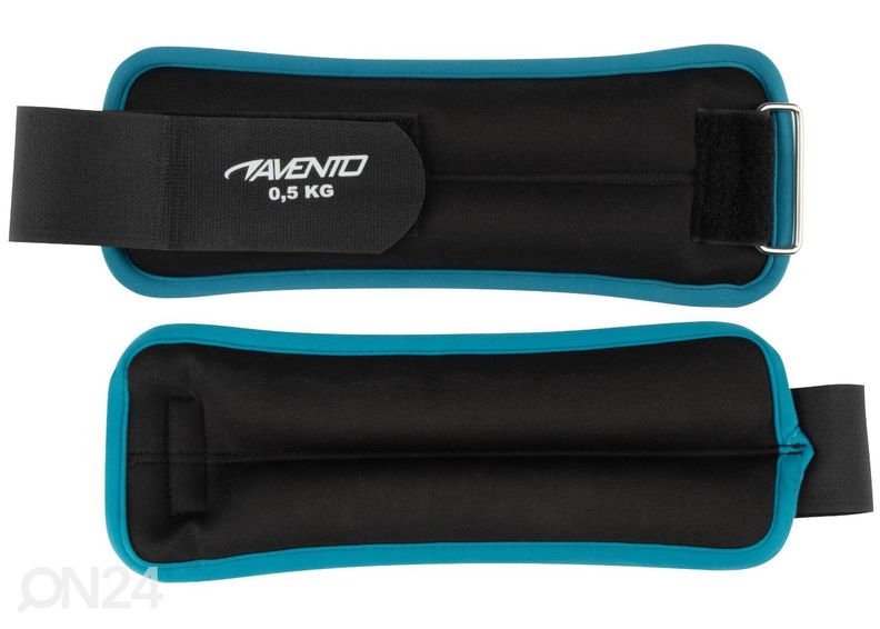 Raskuste komplekt randmele/pahkluule Avento Neopreen 2x0.5 kg suurendatud