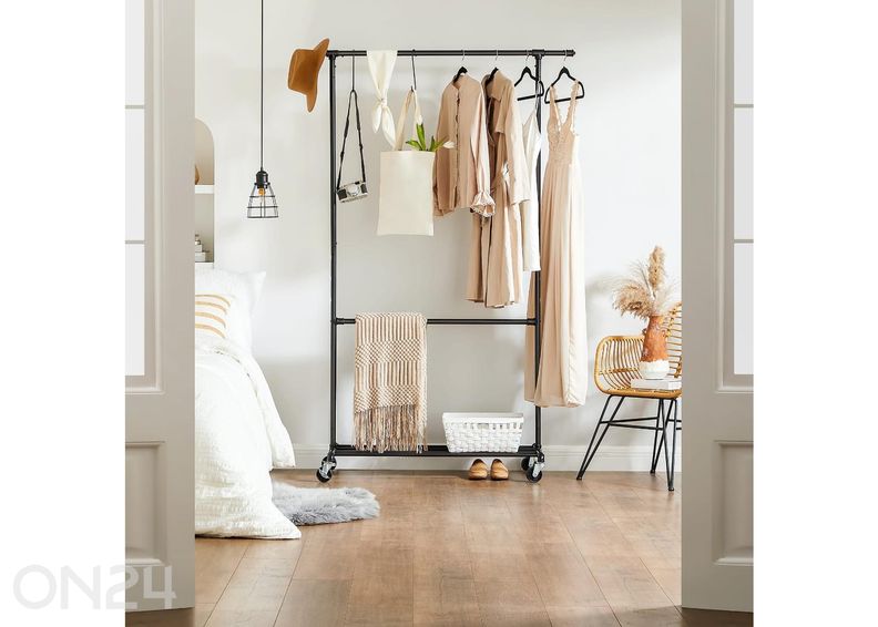 Ratastel riidestange, must suurendatud