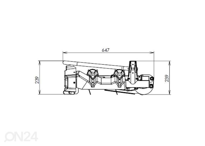 Rattahoidja autole HAKR Trip 2 tk suurendatud