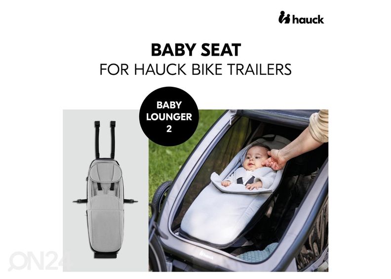 Rattakäru beebiiste Hauck Baby Lounger 2, hall suurendatud