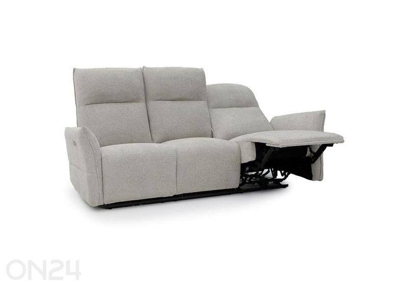 Recliner 3-kohaline diivan Eleganz 3, helehall suurendatud