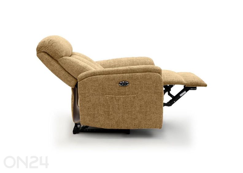 Recliner tugitool Rosaalia, kollane suurendatud
