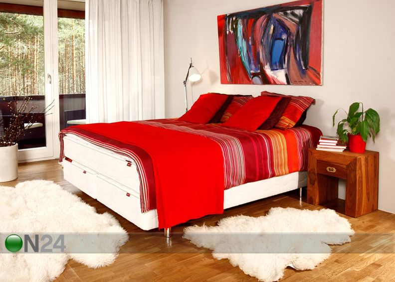 Red Pocket 1,9 kontinentaalvoodi 160x200 cm suurendatud