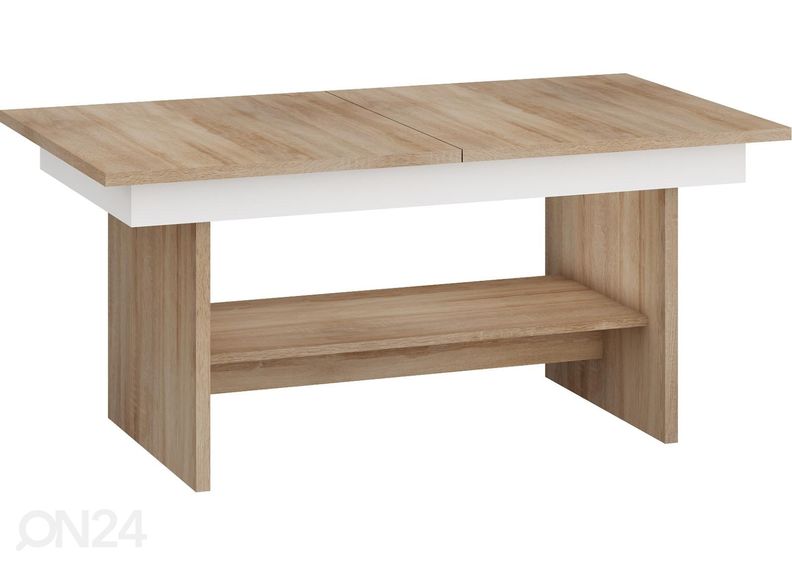 Reguleeritav diivanilaud 125/170x68 cm suurendatud