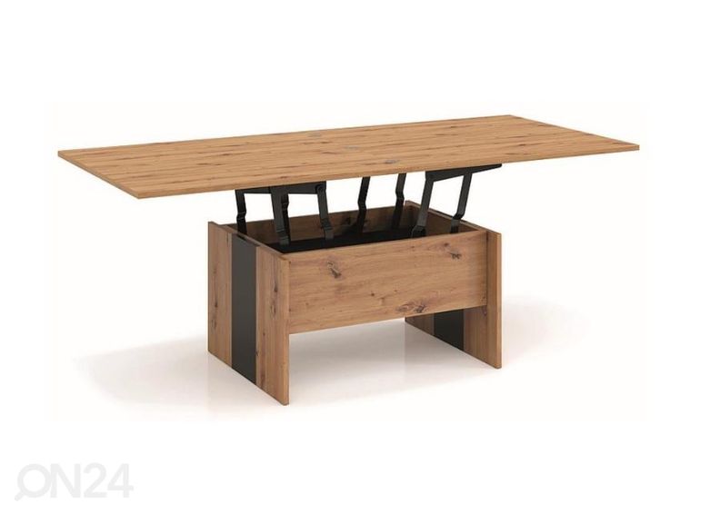 Reguleeritav diivanilaud 90-180x80 cm suurendatud