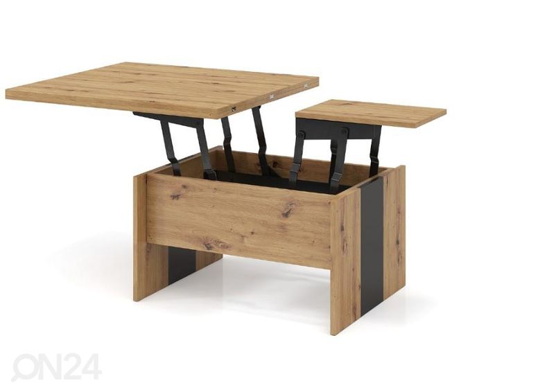 Reguleeritav diivanilaud 90-180x80 cm suurendatud