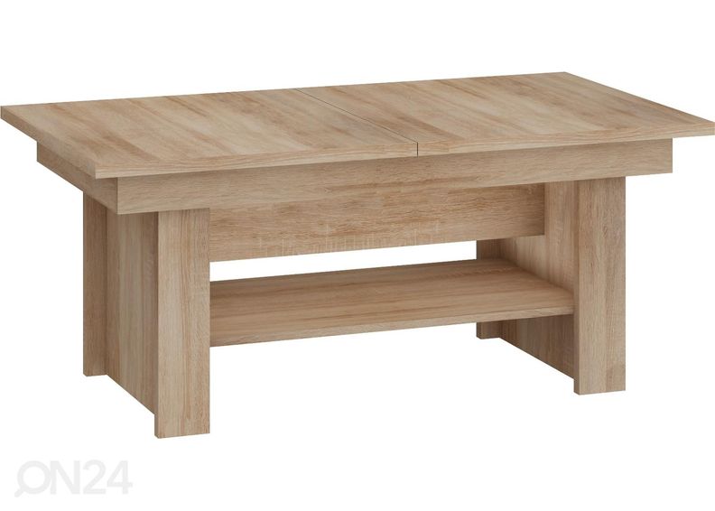 Reguleeritav diivanilaud Skib 125/170x68 cm suurendatud