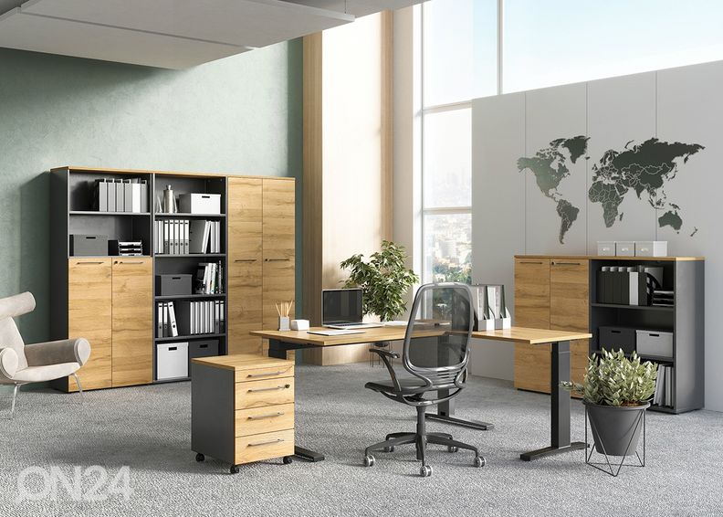 Reguleeritav kirjutuslaud Agenda 80x160 cm suurendatud