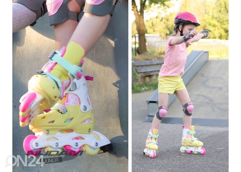 Reguleeritavad rulluisud tüdrukutele Hardboot Nijdam suurus 27-30 suurendatud