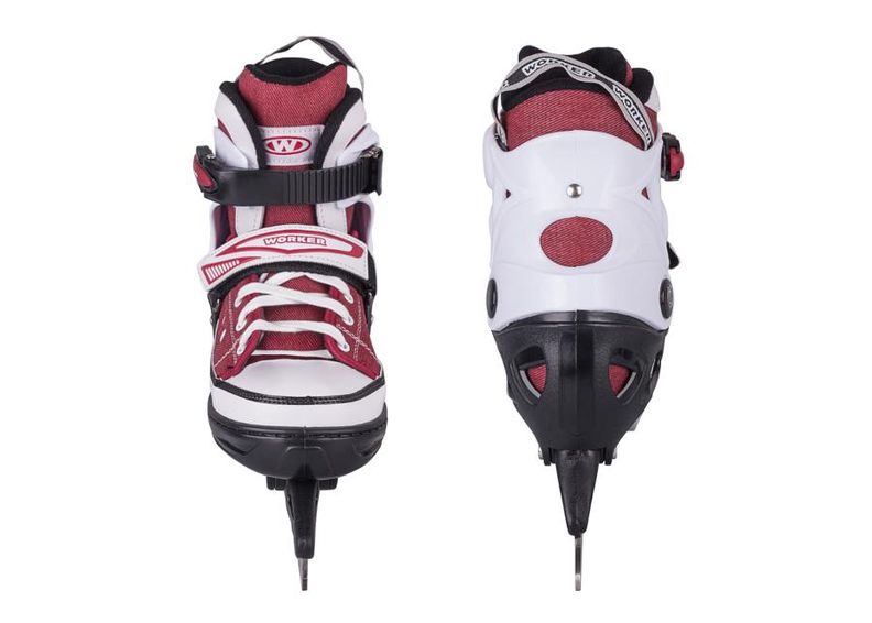 Reguleeritavad rulluisud/uisud lastele WORKER Gondo Red suurendatud