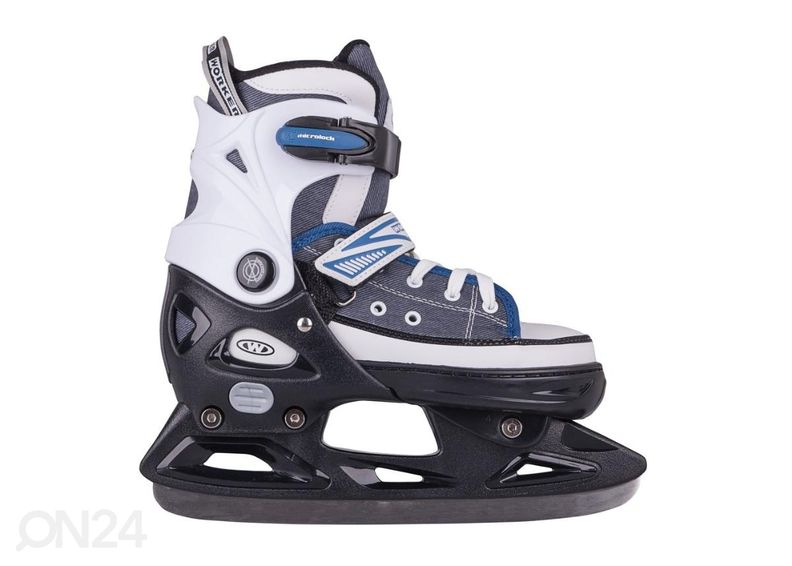 Reguleeritavad rulluisud/uisud lastele WORKER Gondo sinine suurus S 33-36 suurendatud