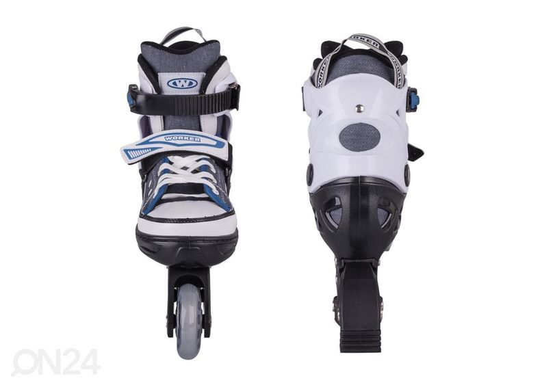 Reguleeritavad rulluisud/uisud lastele WORKER Gondo sinine suurus S 33-36 suurendatud