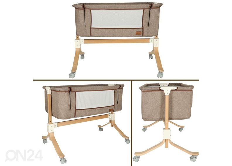 Reisivoodi / häll ratastel, pruun suurendatud