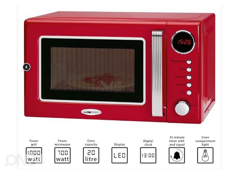 Retro mikrolaineahi Clatronic suurendatud
