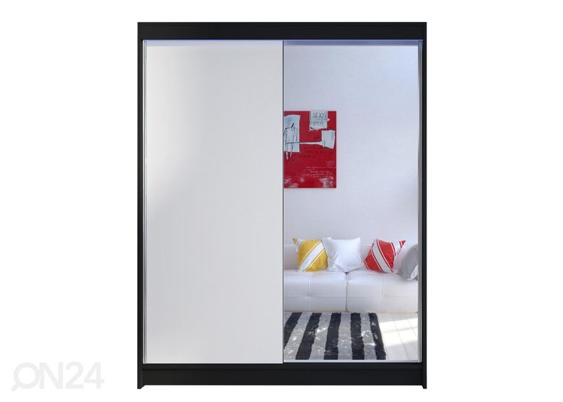Riidekapp 1 + LED suurendatud