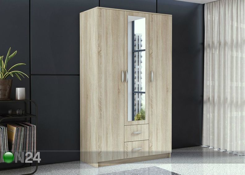 Riidekapp 120 cm suurendatud