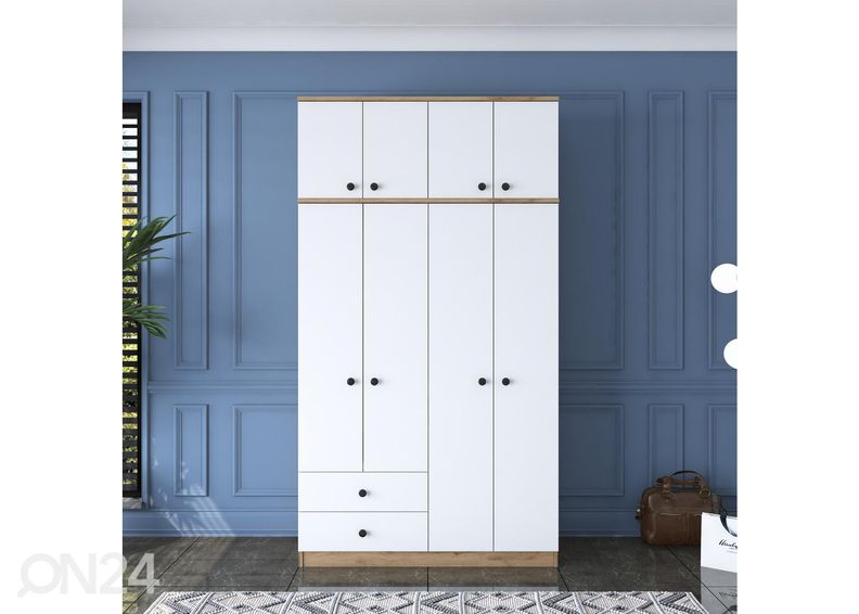 Riidekapp 120 cm suurendatud