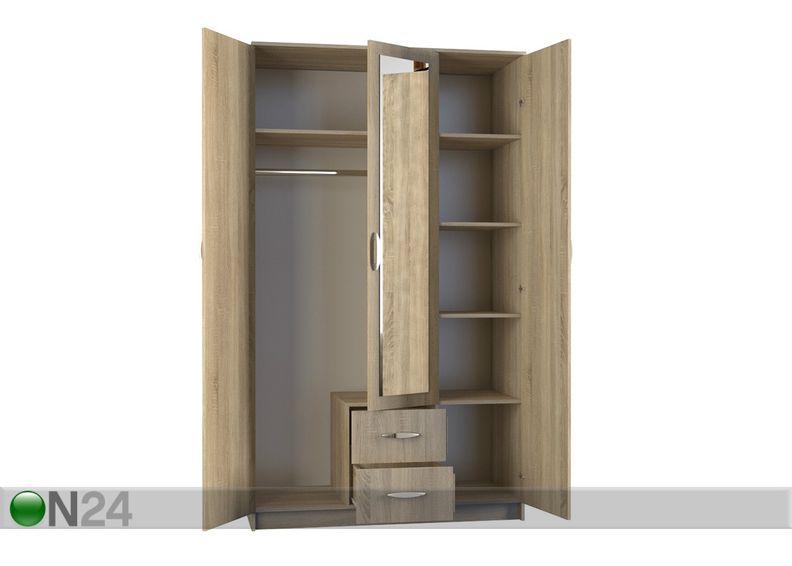 Riidekapp 120cm suurendatud