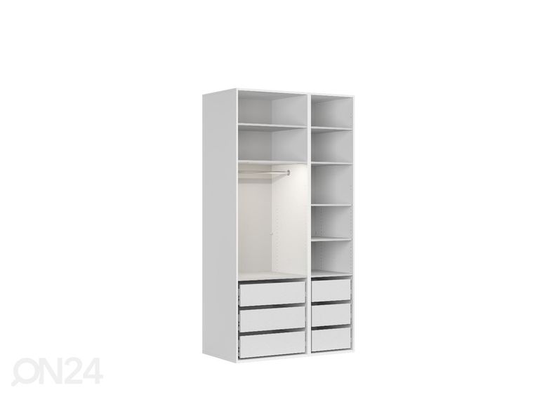 Riidekapp 125 cm suurendatud