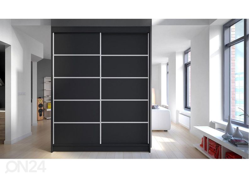 Riidekapp 150 cm suurendatud