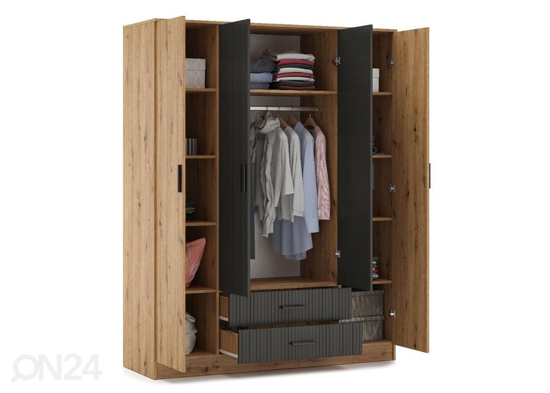 Riidekapp 160 cm suurendatud