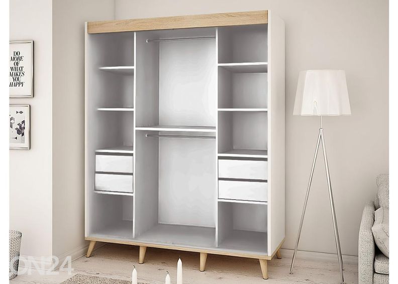 Riidekapp 200 cm suurendatud