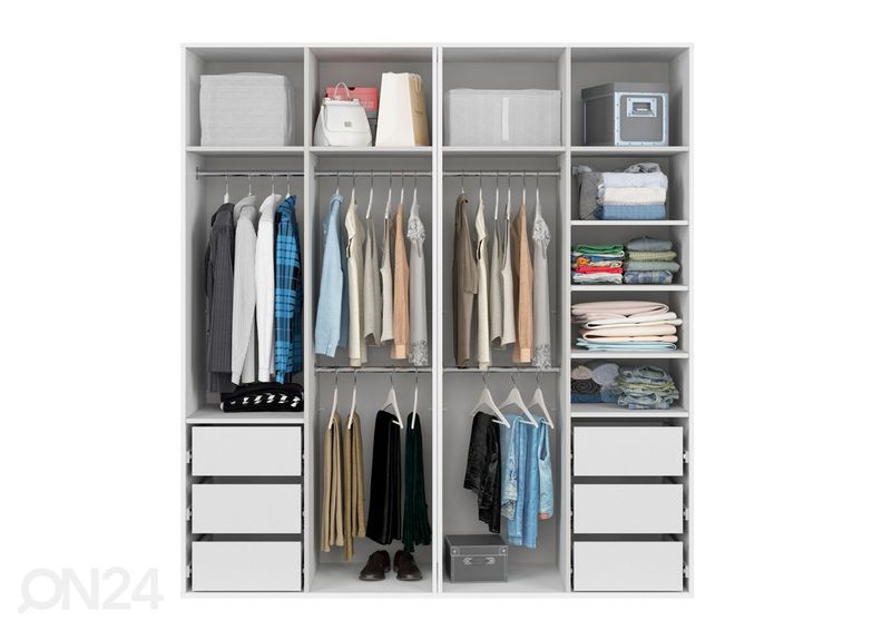 Riidekapp 200 cm suurendatud