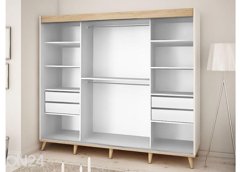 Riidekapp 250 cm suurendatud