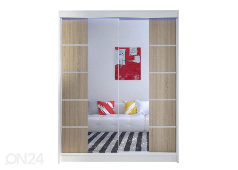 Riidekapp 5 + LED suurendatud