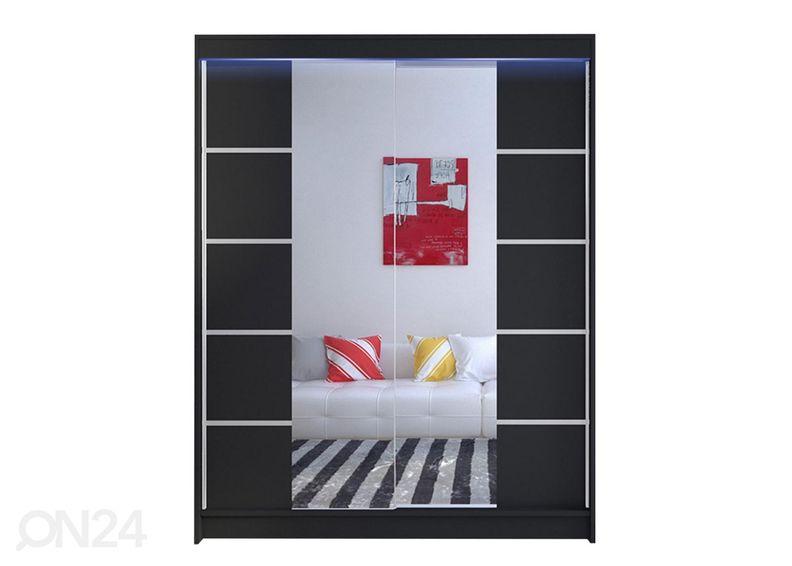 Riidekapp 5 + LED suurendatud